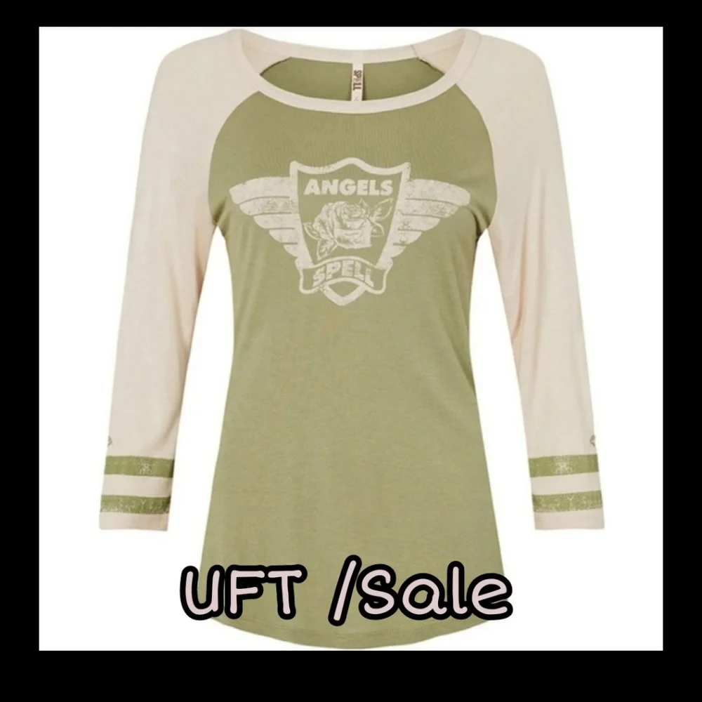 SPELL Angels Raglan - Picture 2 of 6